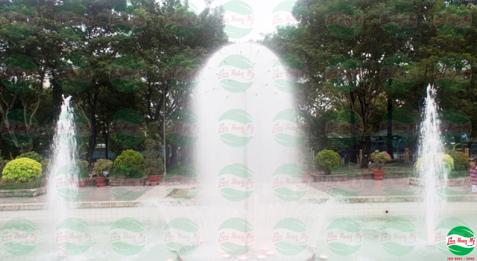 Phun nước nghệ thuật Công viên Lê Văn Tám Hồ Chí Minh